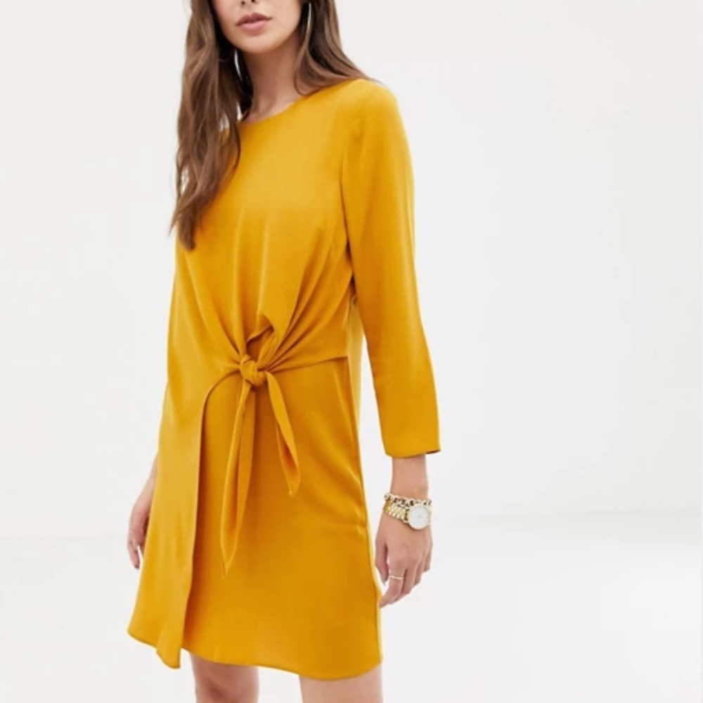 NWT ASOS knot front cocktail dress